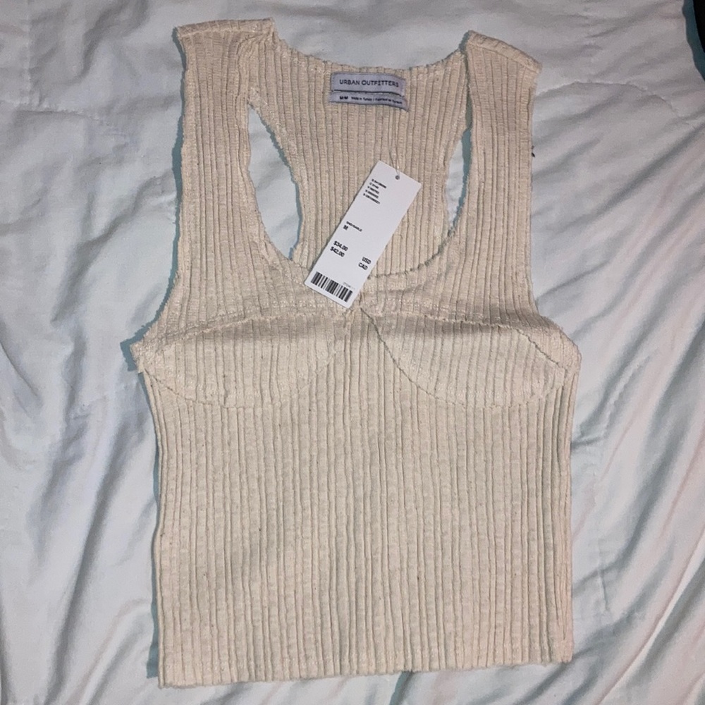 Free People fitted crop top